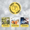 thumbnail image 5 of SSBM Cut Resistant Industrial Work Gloves Tan 7 Gauge PVC Dot Texture Wome's 9.5" Cotton/Poly Blend X-Large 1 Dozen (12 Pairs), 5 of 6