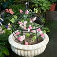 thumbnail image 6 of Sturdy Metal Garden Obelisk Trellis for Climbing Plants - 12" x 8.1" Versatile Support for Roses, Topiaries & Houseplants - Easy to Assemble, Durable & Decorative for Indoor/Outdoor Displays, 6 of 16