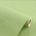 thumbnail image 1 of 1 Roll Matte Solid Color Thickened Self-adhesive Wallpaper, Plain Texture Wallpaper, Waterproof And Oil-proof Countertop Wallpaper, Furniture Refurbishment Wallpaper, For Home Living Room/bedroom Wall, 1 of 5