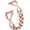 Rose Gold, variant on Metal Band Compatible with Cillso T80 Smart Watch Bands Jewelry Bling Diamond Metal Dressy Strap Adjustable Replacement Accessories for Cillso T80 Smartwatch