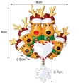thumbnail image 2 of Navidad 2021, Colgante Familiar Personalizado, Decoración De Árbol De Navidad, Adornos Colgantes De Navidad De Resina Diy Para Amigos De La Familia seitruly HA042985-01, 2 of 6