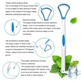 thumbnail image 4 of Seitruly Rascador de lengua Higiene Cuidados bucales Herramientas Cepillo de limpieza Universal Conveniente para la boca Cepillo de de Type1 NO1, 4 of 6