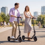 VOLTVOGUE VV-5 Adult Folding Electric Scooter, 350W Motor 19MPH, 15 Miles Range, 8.5 Solid Tire Commuter E Scooter with APP