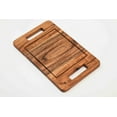 thumbnail image 4 of Cutting Board Series, Acacia Wood Cutting Boards for Kitchen, Wooden Serving Charcuterie Board, Organic Wood Board, Ideal for Chopping Meat, Fruits, Cheese 12.25 x 7.5, 4 of 6