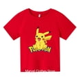 thumbnail image 5 of Ropa de moda de Pokémon para niños, camiseta de Pikachu de manga corta para niños, sudaderas para niñas, ropa informal, camisetas geniales, verano 2024, 5 of 5
