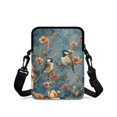 thumbnail image 2 of Chririnla Bird Flower Watercolor Crossbody Bag, Polyester Lightweight 2 Layer Purse for Women, Ladies Outdoor Running Casual Use, 2 of 7