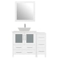 thumbnail image 5 of Vanity Art 42" Single Sink Bathroom Vanity Set with Engineered Marble Top and Free Mirror, 5 of 8