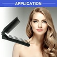 thumbnail image 2 of Vocoste Portable Travel Foldable Hair Brush Hair Comb for Curly Wet Dry Hair Black, 2 of 6
