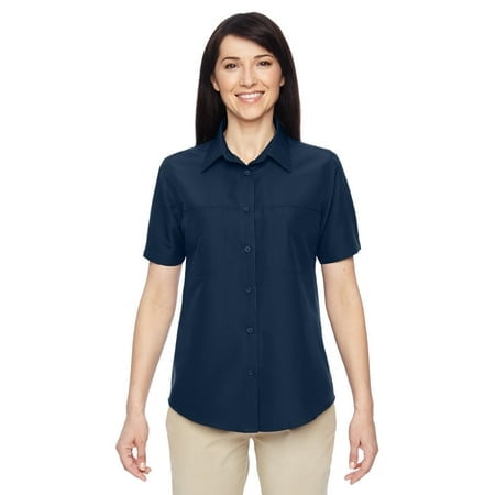 Harriton Chemise à Manches Courtes Performance pour Femmes