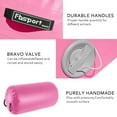 thumbnail image 2 of Fbsport 120*90cm Pink Inflatable Gymnastics Cylinder Yoga Exercise Fitness Gym Air Roller with Pump, 2 of 3