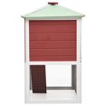 thumbnail image 3 of vidaXL Cage pour Lapin Double Étage Bois Rouge, 3 of 5