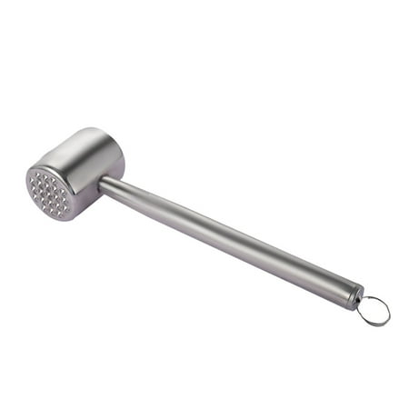 

1pc Stainless Steel Home Meat Tenderizer Practical Meat Hammer Kitchen Gadget