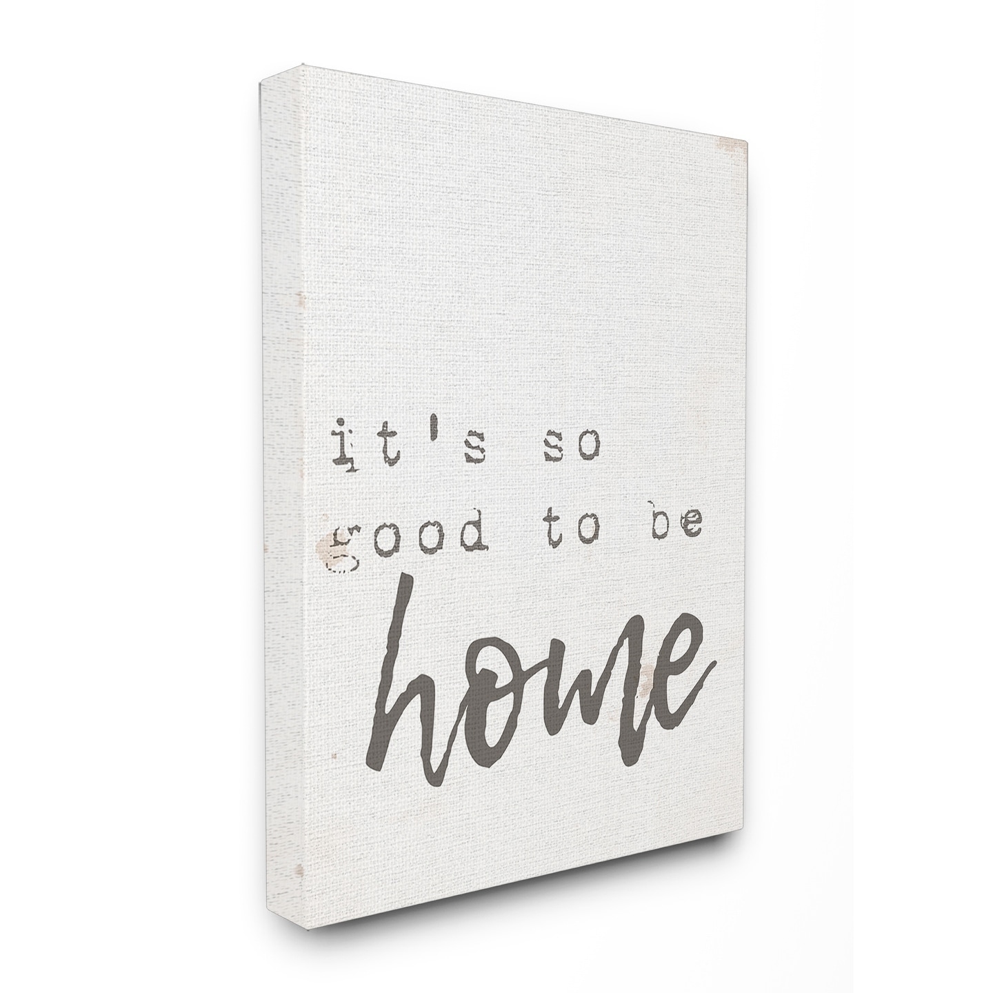 The Stupell Home Decor Collection Its So Good To Be Home Typewriter Typography Wall Art