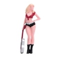 thumbnail image 2 of Figura de chica guitarrista a escala 1/64, escenario de diorama ferroviario pintado, colección de escenas en miniatura, mujer pequeña con cabello larg, 2 of 9