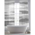 thumbnail image 6 of Sheer Curtains 84 Inches Long, Gray White Light Filtering Window Curtains for Living Room, Vintage Country Abstract Gradient Mottled Rod Pocket Voile Sheer Curtain Drapes, 52"W x 84"L, 2 Panels, 6 of 8