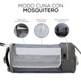 thumbnail image 3 of Pañalera Tipo Mochila Multifuncional Cuna Cambiador Plegable Gris Gaon Mammy Backpack, 3 of 8