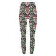 thumbnail image 4 of Maqroz Christmas Leggings for Women Xmas Graphic Santa Holiday Leggings Workout Yoga Pants Dressy Casual Tights Plus Size Stretchy Pants, 4 of 5