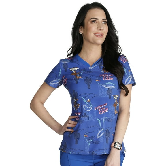 Tooniforms Scrubs Top For Women V-Neck TF671