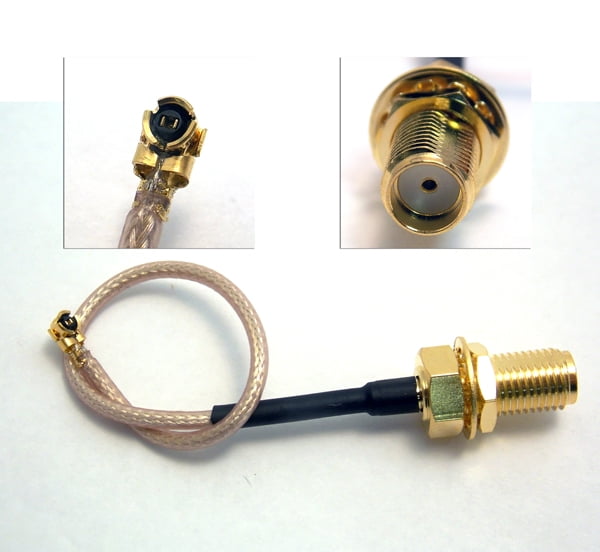 SMA female with 100mm (4 inches) RG178 cable + IPEXMHF(U.FL) connector