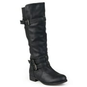 Journee Collection Bite Women's Tall Boots Color: Black Size: 9