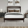 thumbnail image 2 of AFI Becket Full Solid Wood Low Profile Platform Bed, Espresso, 2 of 13