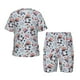 thumbnail image 1 of Balery I Love USA Conjunto de Pijama Infantil de Manga Corta con Estampado – Ropa de Dormir de Algodón Suave-3X-Large, 1 of 6