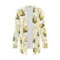 thumbnail image 5 of Garronmavis Fashion Cardigan Sweaters for Women Open Front Knit Sweater Lightweight Cardigan Jacket Plus Size Fall Coats Loose Cover Up Casual Blouse Tops Tropicals Leaves, 5 of 6
