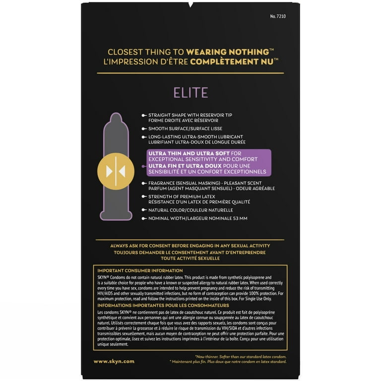 lifestyles skyn elite ultra thin non-latex lubricated condoms Skyn Elite Non-Latex Lubricated Condoms
