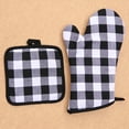 thumbnail image 4 of Buffalo Check Plaid Oven and Pot Holders Set - Pure Cotton for Kitchen and Grill, 4 of 6
