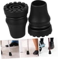 thumbnail image 5 of 2-Pc Rubber Cane Heads, Self-Standing Four-Legged Cane Pads, 3/4 Inch Walking Cane Heads, Black, Sturdy And Durable, For Walking Canes, Safety Canes ,Other Accessories For The Elderly., 5 of 7