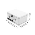 thumbnail image 3 of Tinplate Portable Case Diy Iron Box Tinplate Case With Metal Lock Tinplate Holder, 3 of 3
