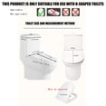 thumbnail image 2 of HPZZ Soft Lace toilet lid, tank, seat top cover 3 piece set Toilet seat cover set 3 piece with Storage Bags (Red), 2 of 7