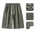 thumbnail image 5 of Atogsazn Mens Jogger Shorts Casual Athletic Drawstring Quick-Dry Elastic Waist Short Pants with Pocket Gym Trouser Army Green XXXXL Fashion, 5 of 5
