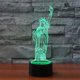 thumbnail image 5 of Lámpara de ilusión 3D ACTIVE Estatua de la Libertad LED Luz Nocturna Control Táctil 7 Colores, 5 of 5