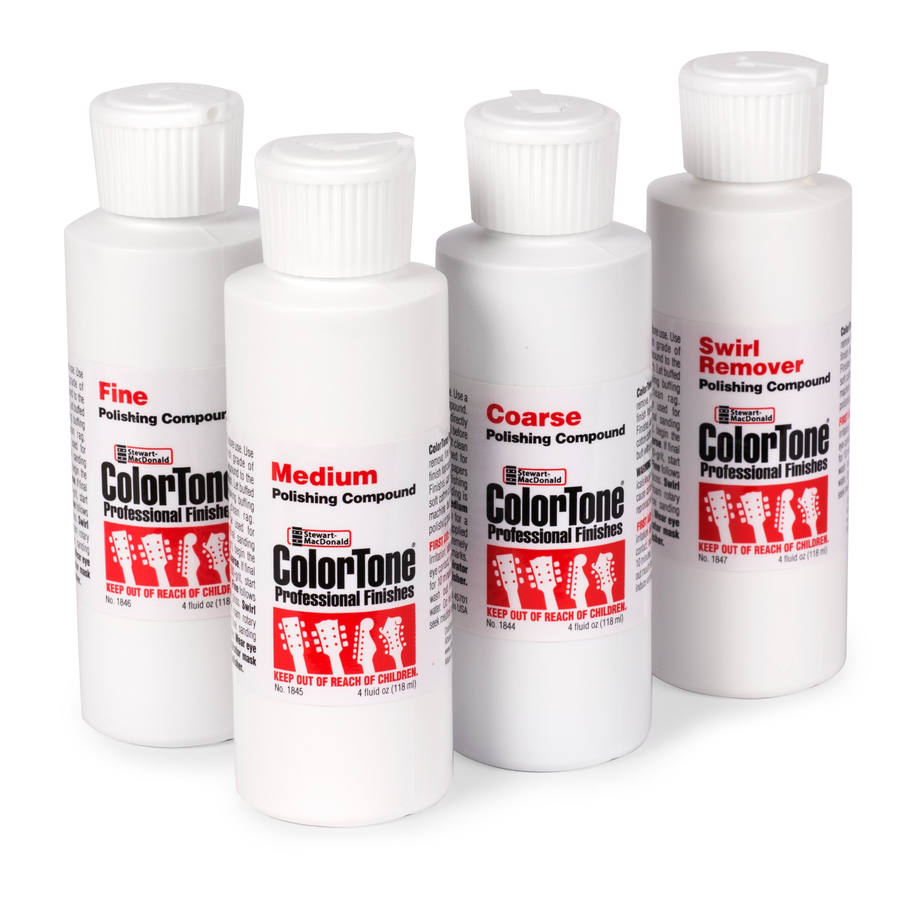 ColorTone Polishing Compounds, Set of 4 small sizes