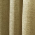 thumbnail image 3 of TWOPAGES Soft Polyester Twill Drape 72 W X 108 L Light Filtering French Pleat Curtain for Living Room, 1 Panel, Soybean, 3 of 4
