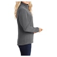 thumbnail image 3 of Womens Value Fleece Polyester Jacket Iron Grey 4X-Large, 3 of 6