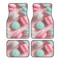 thumbnail image 1 of Fotbe Pastel Macarons Delight Juego de 4 Tapetes para Auto con Estampado – Alfombrillas de Goma Reforzada, Diseño Antideslizante, Protección para Todo el Año – Vehículos, Autos, Camionetas y SUVs, 1 of 7