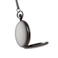 thumbnail image 5 of Minzimin Smooth Vintage Pocket Watch with Chain, Arabic Numerals Scale Mens Father‘s Day, 5 of 7