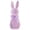 purple, variant on Easter Flocked Bunny Figurines 8 Inch, Large Tabletop Decoration with Bow, Blue Adorable Spring Tabletop Ornaments for Home Living Room Patio or Holiday Display