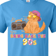 thumbnail image 4 of Inktastic Bring Back the 90s Cool Orange Cat T-Shirt, 4 of 5