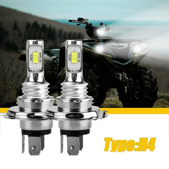 Super LED light bulb for 1988-2004 Kawasaki KLF300B Bayou 2x4 ATV headlight