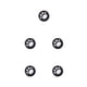 thumbnail image 3 of Moyic Grips Caps Cat Paw Shape Thumbstick Cover para doméstico blanco sobre negro Type2 NO2, 3 of 6