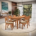 thumbnail image 1 of Juego Comedor Kappesberg 1.6m con 6 Sillas Cora Canela/Beige, 1 of 10