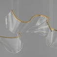 thumbnail image 4 of E24883-133FG-ET2 Lighting-Rinkle - 99W 3 LED Pendant-13.25 Inches Tall and 16.5 Inches Wide-French Gold Finish, 4 of 5