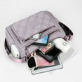 thumbnail image 4 of DGMIOCS Crossbody Bag for Women, Shoulder Purse Handbag Messenger Bag, Trendy Pocketbooks, Waterproof and Multi-Pockets Purple, 4 of 5