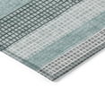 thumbnail image 3 of Addison Rugs Chantille Indoor/Outdoor Transitional Stripes Teal Machine Washable Runner Rug, 2'3" x 7'6", 3 of 8