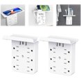 thumbnail image 1 of Multi-Functional Power Strip with Panel, Wall Outlet Extender with Shelf, 9-in-1 Surge Protector with 6 AC Outlets, USB-A & USB-C, Night Light for Home, Office, Dorm, Travel (2PCS), 1 of 6