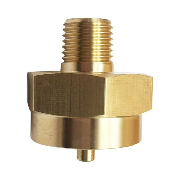 Adaptador de rosca macho NPT de 1/4 de propano Sunnimix Adaptador de tanque