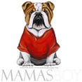 thumbnail image 3 of CafePress - Mamas Boy Bulldog Women's Dark Pajamas - Women's Short Sleeve Print T-Shirt and Pants Dark Cotton Pajama Set, 3 of 7